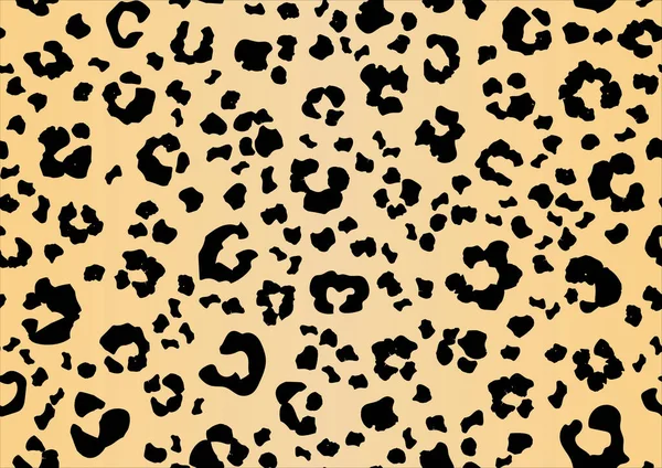 Seamless Pattern Leopard Skin Vector Illustration — Stock Vector