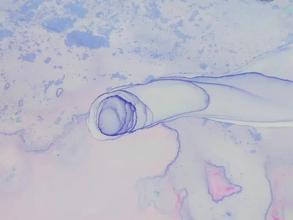 Mavi Alkol Mürekkebi Mermeri. Pembe Soyut 