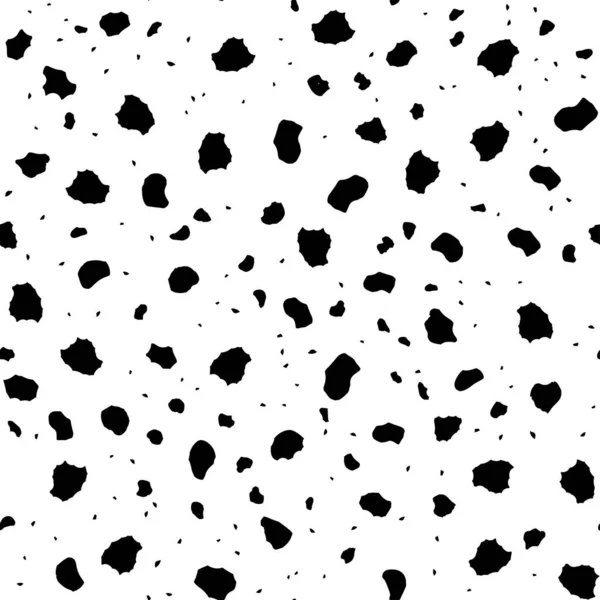 Μαύρο Και Άσπρο Μελάνι Λεκέδες Υφή Εικονογράφηση Διανύσματος — Διανυσματικό Αρχείο