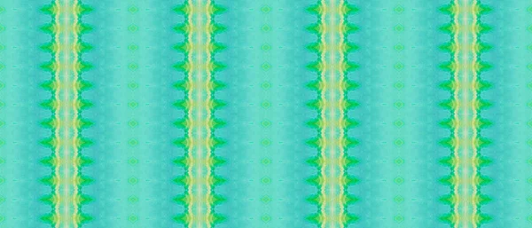 Tinta Étnica Verde Batik Mano Azul Ácido Oro Étnico Textura — Foto de Stock