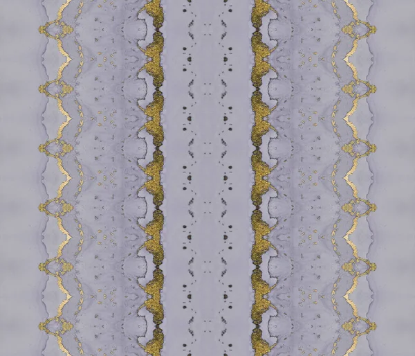 Gold Geo Pattern Gold Gradient Textile Brown Grain Batik Tie — Fotografia de Stock