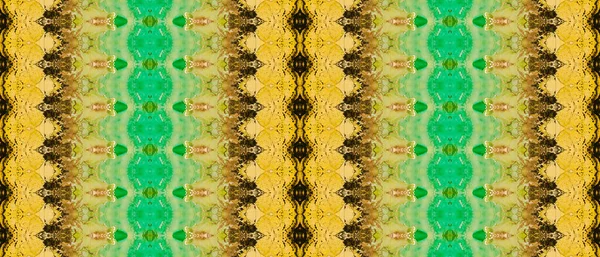 Grön Färg Akvarell Grönt Mönster Syrainfärgad Textur Guld Batik Bläck — Stockfoto