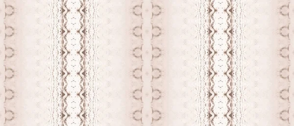 Brown Dyed Stripe Tinta Batik Bege Escova Sem Costura Marrom — Fotografia de Stock