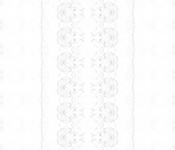 Сірий Племінь Zig Zag Світловий Принтер Vintage Ink Batik Білий — стокове фото