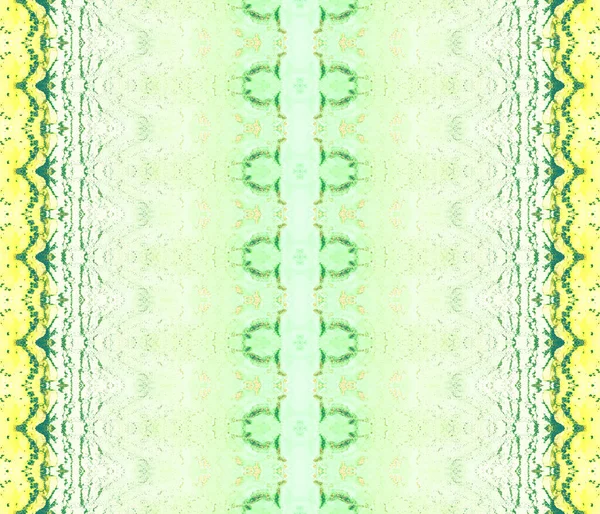 Guldfärgade Batik Guldkorn Batik Syra Batik Dye Green Geo Abstrakt — Stockfoto