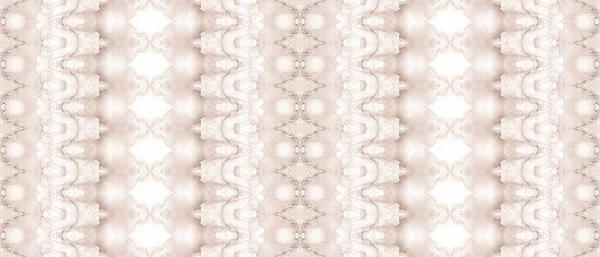 Beige Tribal Zig Jalá Textura Beige Batik Cepillo Teñido Cielo — Foto de Stock