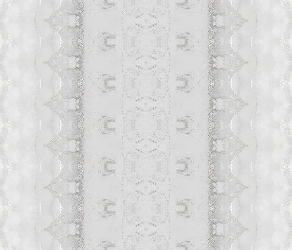 Gray Batik Dye White Bohemian Batik Bright Geo Textile Retro — Stock Photo, Image