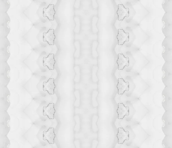 Witte Boheemse Batik Licht Geverfd Patroon Vintage Inktprint Grijze Inkt — Stockfoto