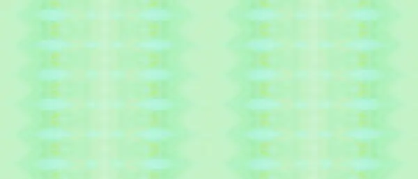 Zielony Barwnik Akwarela Niebieski Tusz Etniczny Zielona Plemienna Tkanina Kwaśne — Zdjęcie stockowe