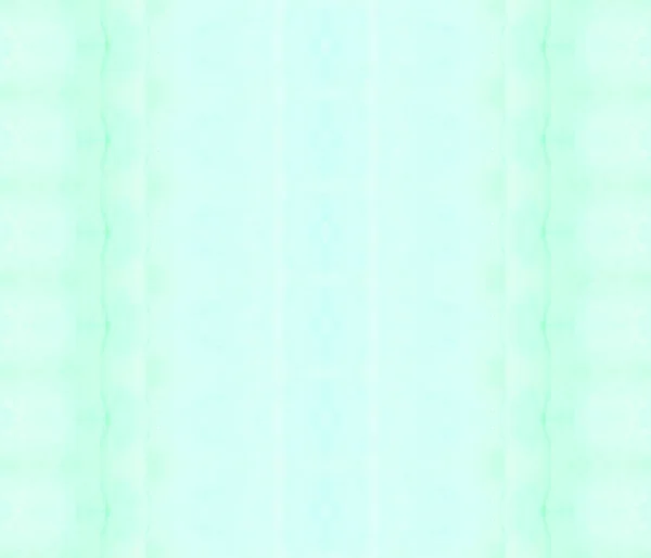 Μπλε Βοημίας Στριπ Πράσινο Μελάνι Υδατογραφία Μπλε Γραβάτα Dye Batik — Φωτογραφία Αρχείου
