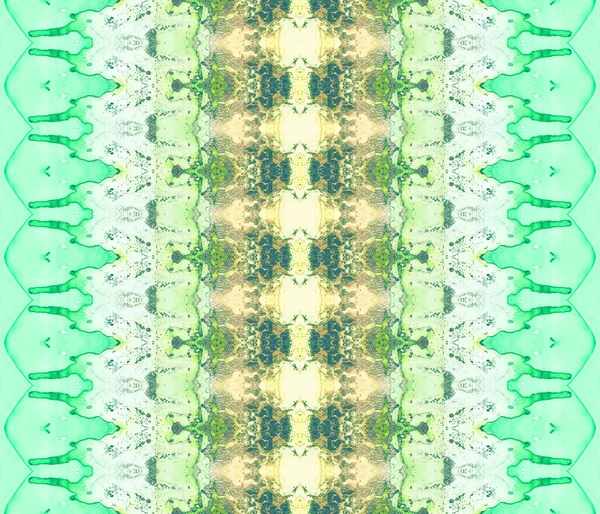Green Dyed Batik Teinture Cravate Grain Acide Dégradé Zig Zag — Photo
