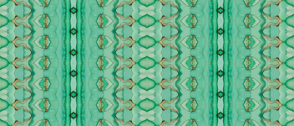 Brauner Gradient Batik Säurefarbstoff Aquarell Vorhanden Braune Ethnische Batik Green — Stockfoto