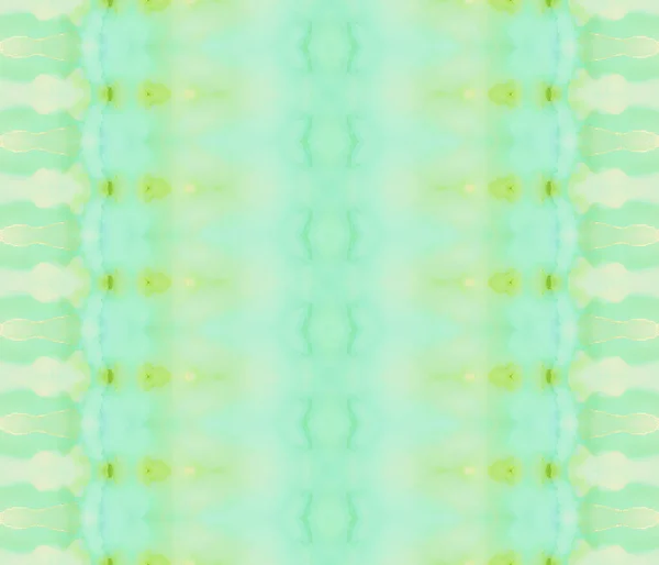 Blau Gefärbte Farbe Grüne Batiktinte Gold Geo Textile Grüner Gradient — Stockfoto