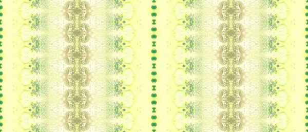 Žlutá Barva Batik Zelené Etnické Zlato Modrý Etnický Vzor Zelené — Stock fotografie