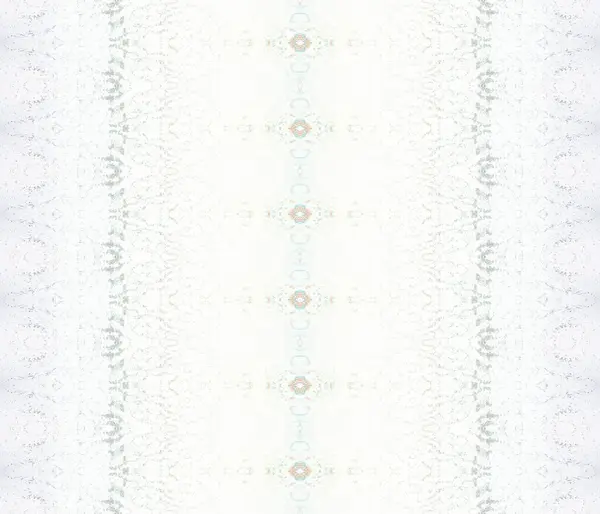 Pincel Gravata Azul Ácido Geo Abstrato Brown Tribal Batik Impressão — Fotografia de Stock