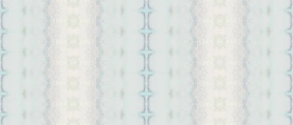 Blue Hand Textile Tinta Amarela Batik Brown Tribal Stripe Pincel — Fotografia de Stock