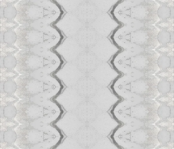 Gray Tribal Textile White Batik Dye Bright Ink Brush White — Stock Photo, Image