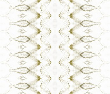 Altın Kabile Fırçası. Rusty Ink Batik. Bej renkli Etnik Mürekkep. Sepia Soyut Boya. Altın çizgili. Kahverengi Bohem dokusu. Retro Boyalı Suluboya. Hafif Mürekkep Fırçası. Rusty Grain baskısı. Kirli Boya Zigzag.