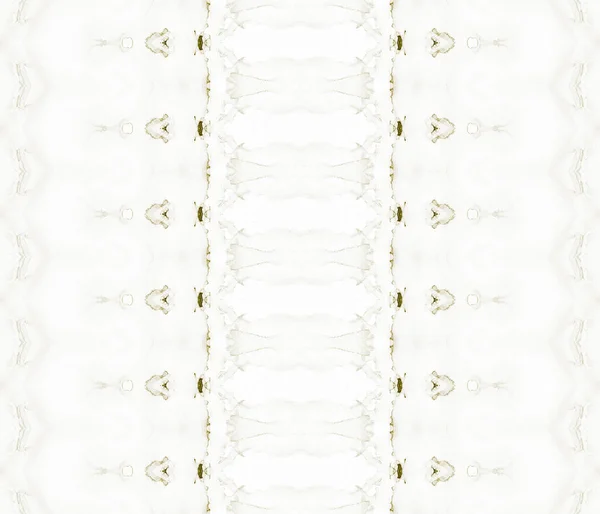 Beżowy Złoty Batik Retro Barwnik Batik Sepia Powtórz Druk Złoty — Zdjęcie stockowe