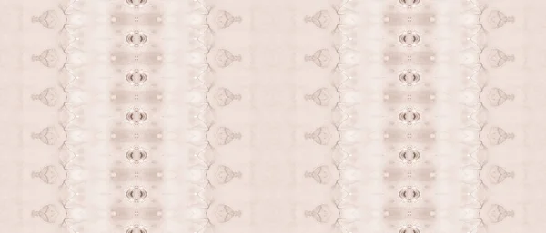 スカイ インク ブラウンボヘミアン アブストラクト ベージュグレインペイント ベージュ ダイの水彩画 ベージュ柄のバティック ブラウン トライバル — ストック写真