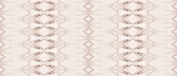 Brown Texture Batik Brown Tribal Pattern Beige Ethnic Tie Dye — Stock Photo, Image