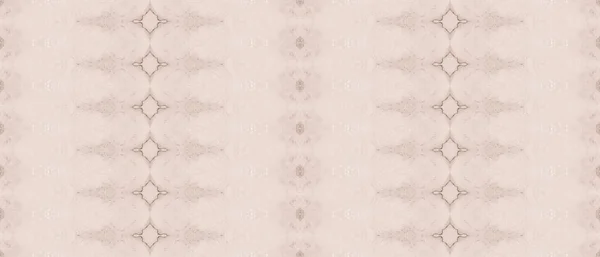 Beżowy Plemienny Tekstylny Farba Atramentowa Sky Beżowy Etniczny Batik Ocean — Zdjęcie stockowe