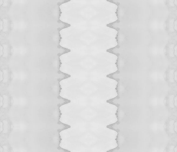 ホワイト グレイン バティック グレーインク水彩 明るい染めのバティック 白いボヘミアン柄 ヴィンテージハンドジグザグ ホワイト エスニック ライトインクブラシ — ストック写真