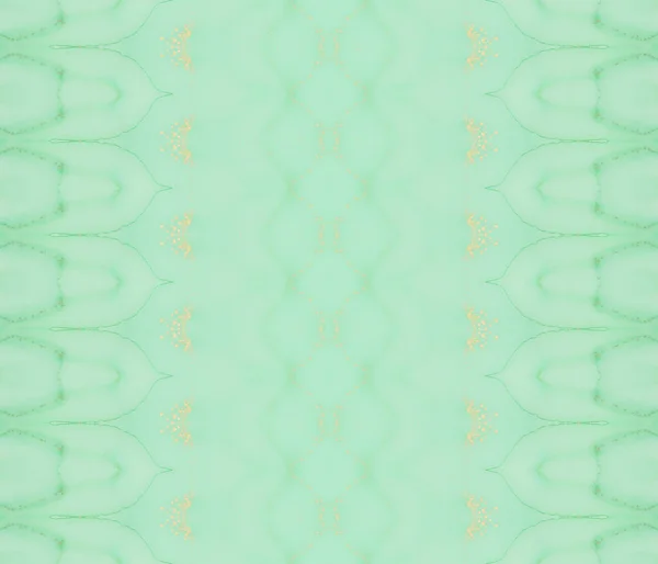 Brązowy Atrament Batik Brązowo Zabarwione Złoto Kwaśna Struktura Plemienna Zielona — Zdjęcie stockowe