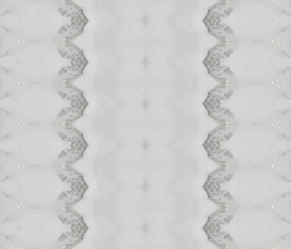 レトロインク繊維 ホワイトアブストラクトブラシ 白染めのペイント 灰色の木目のテクスチャ グレイ エスニック アブストラクト グレイ バティック 明るいインクプリント — ストック写真