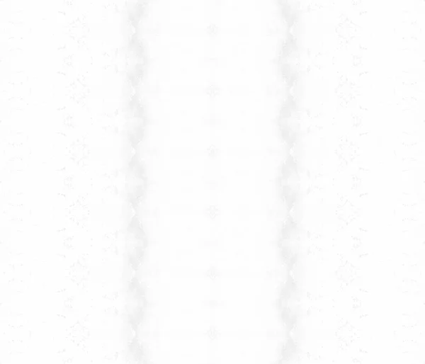 Λευκό Dyed Print Γκρι Μποέμικο Ύφασμα Γκρι Πινέλο Χωρίς Ραφές — Φωτογραφία Αρχείου