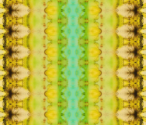 Yellow Dye Pinsel Vorhanden Säurefarbstoff Batik Grünes Korngold Acid Ethnic — Stockfoto