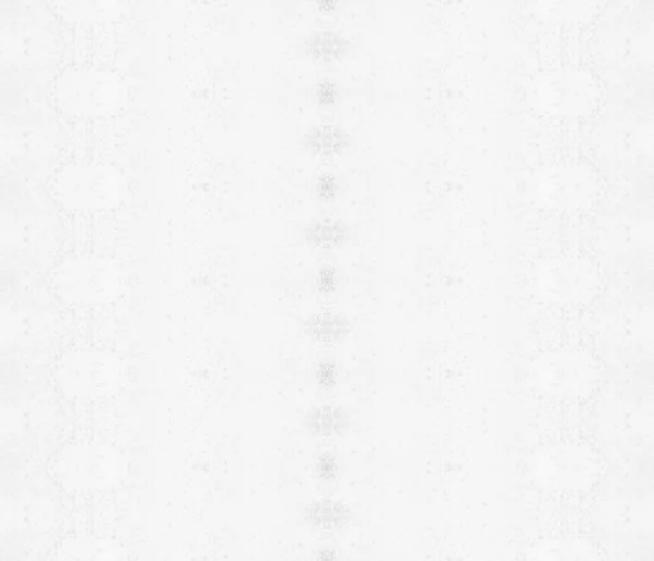 ホワイトパターンプリント グレイ エスニック ホワイト エスニックの略 灰色の染め模様 明るいインクペイント ヴィンテージ部族バティック 死んだ光のテクスチャ グレーインク水彩 — ストック写真