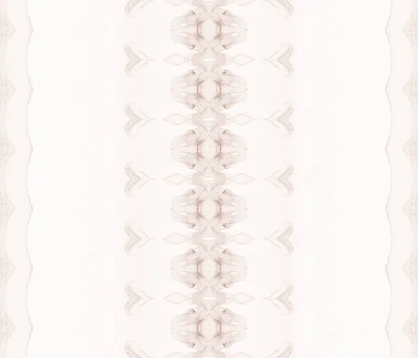 Bruine Etnische Kleurstof Beige Abstract Print Bruine Graan Batik Bruine — Stockfoto
