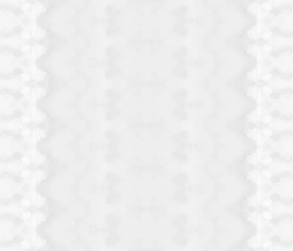 レトロ染めのペイント ライトインクバティック 白部族のバティック 白い染料の水彩画 白塗りを繰り返す グレイ エスニック インク 灰色の木目のテクスチャ 灰色のボヘミアンストライプ — ストック写真
