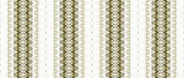 Vieze Geo Abstract Sepia Tie Dye Batik Gouden Inktborstel Beige Stockfoto
