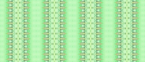 グリーンインクジグザグ 金の民族模様 ゴールド エスニック インク 青い染料の水彩画 ゴールデン ペイント ブラウン柄プリント ブラウン部族バティック — ストック写真