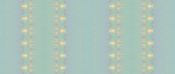 Кислотный Крашеный Отпечаток Коричневая Этническая Кисть Голубая Серая Полоса Кислотная — стоковое фото