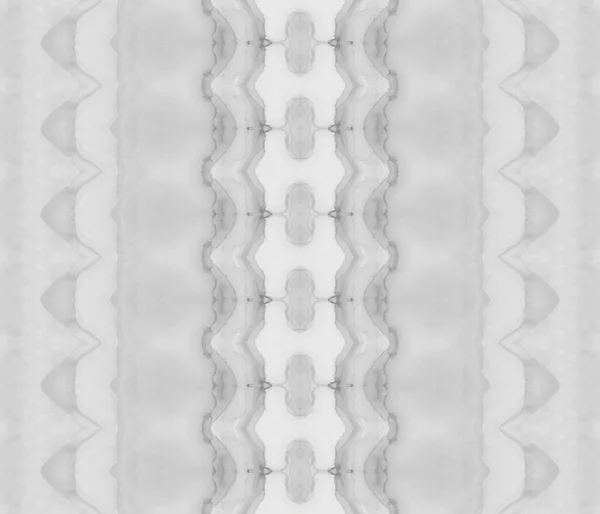 Gri Boyalı Fırça Retro Çizgisi Gri Mürekkep Suluboya Beyaz Kabile — Stok fotoğraf