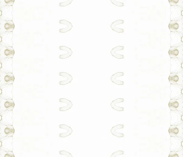 Ретро Зерно Грязные Чернила Батик Сепия Богемская Полоса Бежевая Этническая — стоковое фото