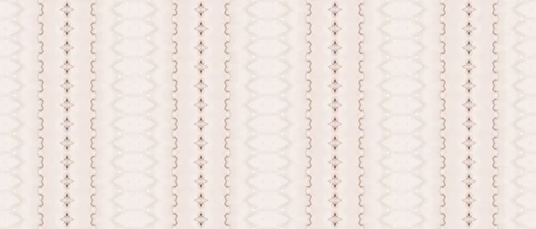 Brown Dyed Brush Beige Pattern Print Bright Hand Zig Zag — Stock Photo, Image