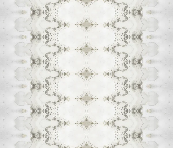 Tinta Brilhante Gray Ethnic Batik Aquarela Tintura Branca White Dyed — Fotografia de Stock
