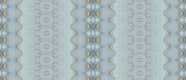 Grön Bohemisk Batik Blue Dye Abstract Guldfärgade Batik Syra Batik — Stockfoto