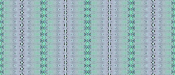 ゴールド エスニック ストライプ 酸性染料の水彩画 緑染めブラシ 青のバティック インク ブラウン部族バティック ゴールデン プリント — ストック写真