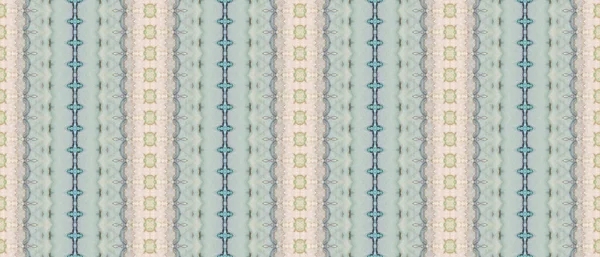 Texture Tribale Pinceau Doré Batik Teint Brun Colorant Ethnique Vert — Photo