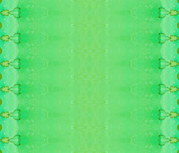 Gyllene Bläck Brown Gradient Batik Grön Bläck Akvarell Gröna Spannmålstextil — Stockfoto