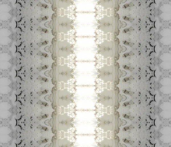 Fehér Törzsi Textil Fehér Ismétlés Festék Könnyű Tintakefe Szürke Batik — Stock Fotó