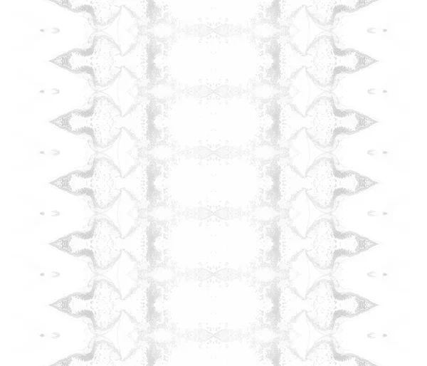Batik Boêmio Branco Pincel Tinta Leve Tinta Étnica Cinzenta Bright — Fotografia de Stock