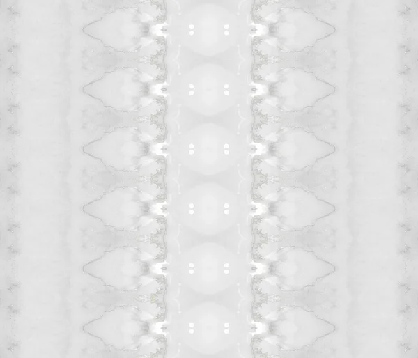 Witte Aquarel Grijs Patroon Batik Witte Batik Inkt Witte Tribal — Stockfoto