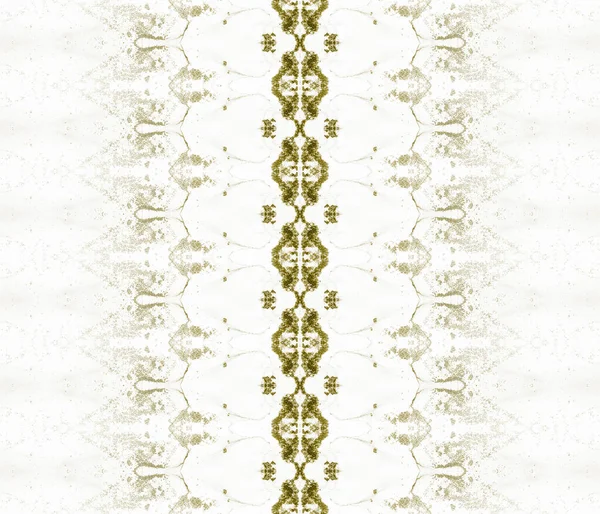 Sepia Geo Batik Pintura Textura Marrom Sépia Têxtil Tribal Impressão — Fotografia de Stock
