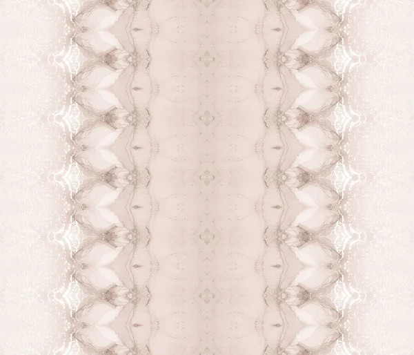 Parlak Mürekkep Yazdır Kahverengi Batik Boyası Bej Gradyan Tekstil Okyanus — Stok fotoğraf